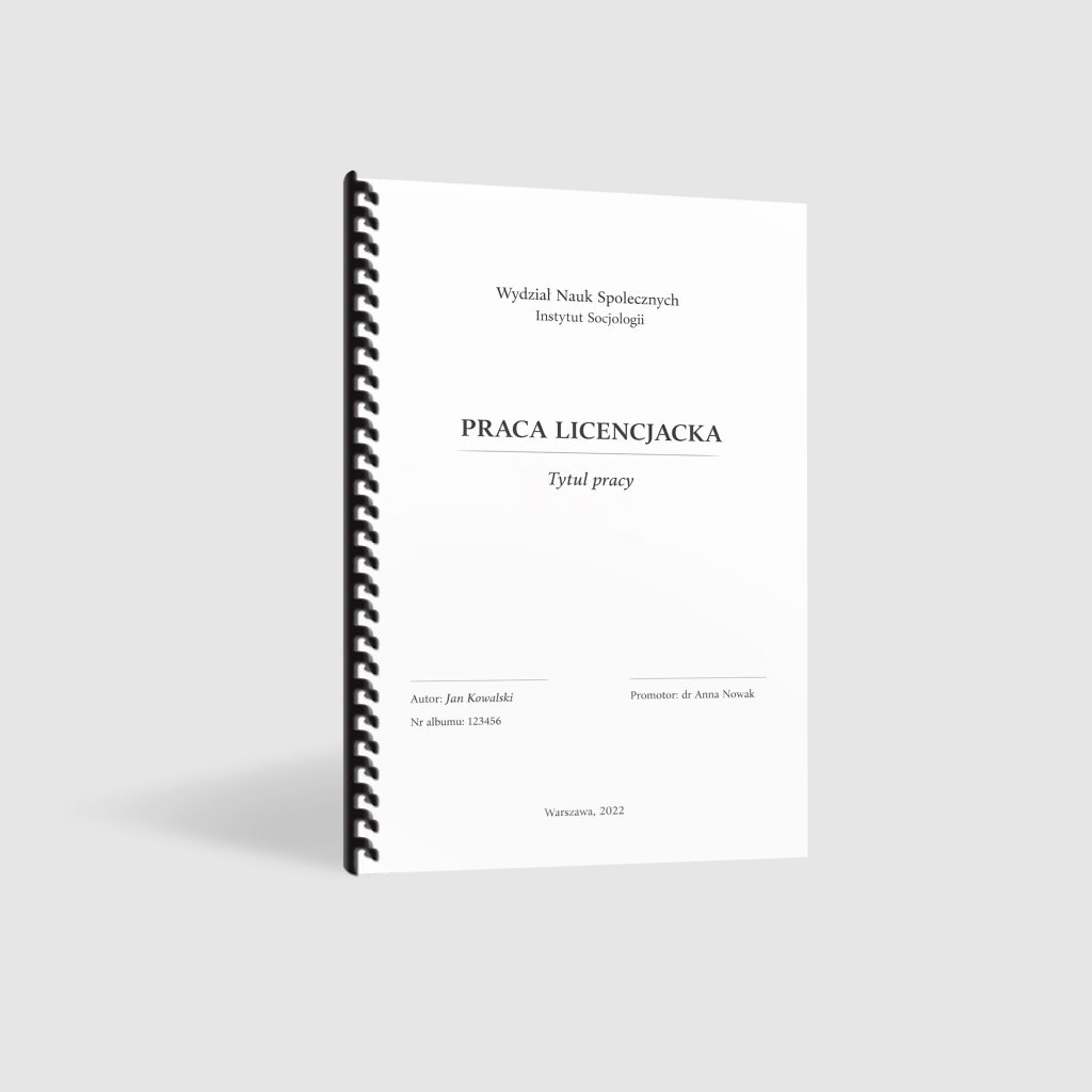 Bindowanie plastikowe