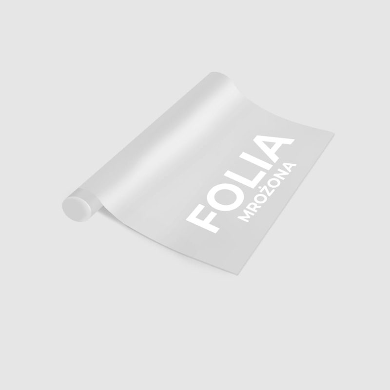 Folia szroniona z nadrukiem