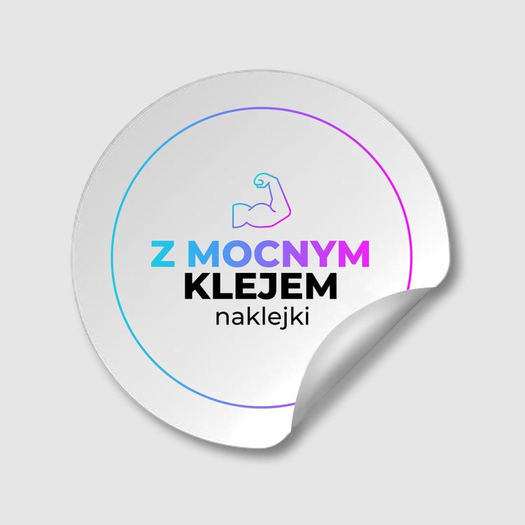 naklejki z mocnym klejem