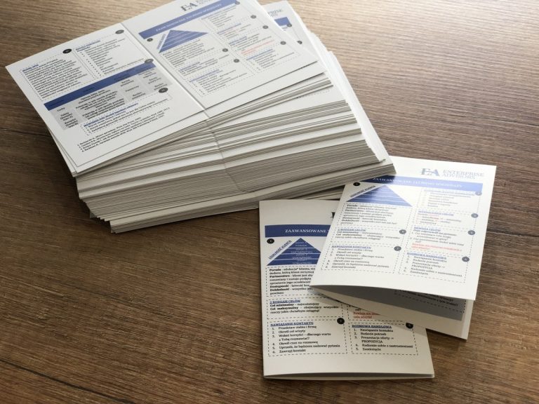 Na czym polega falcowanie papieru?