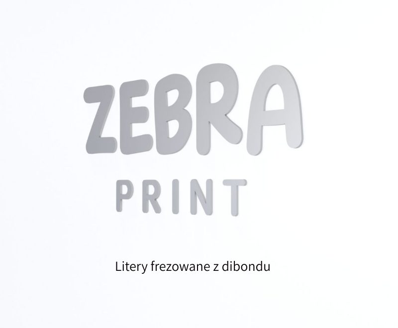 Litery z dibondu